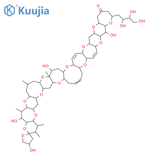 Ciguatoxin, 3,4,6,7-tetrahydro-3-hydroxy-7-oxo- (9CI) structure