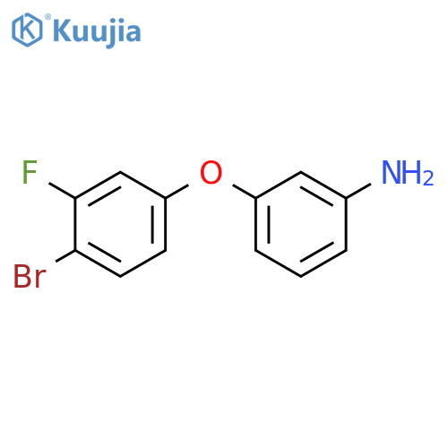 Benzenamine, 3-(4-bromo-3-fluorophenoxy)- structure