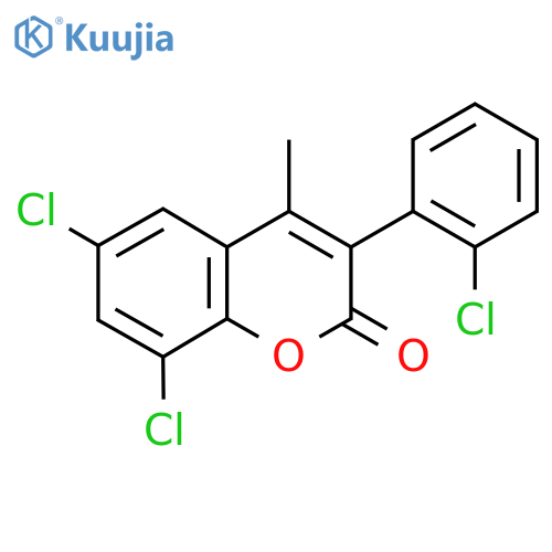 3(2’-Chlorophenyl)-6,8-dichloro-4-methylcoumarin structure