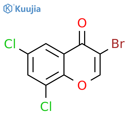 4H-1-Benzopyran-4-one,3-bromo-6,8-dichloro- structure