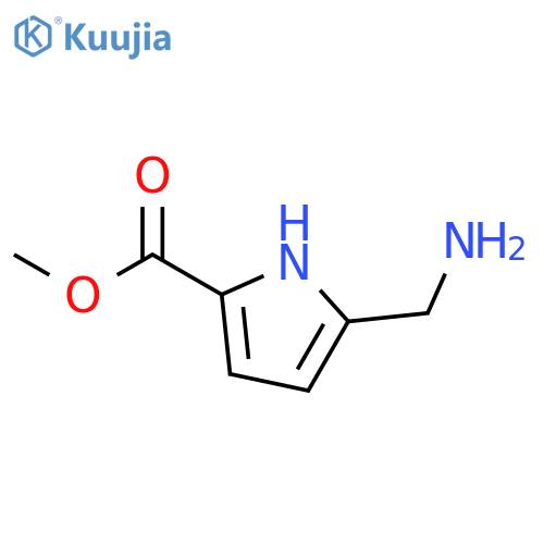 Methyl 5-(aminomethyl)-1H-pyrrole-2-carboxylate structure