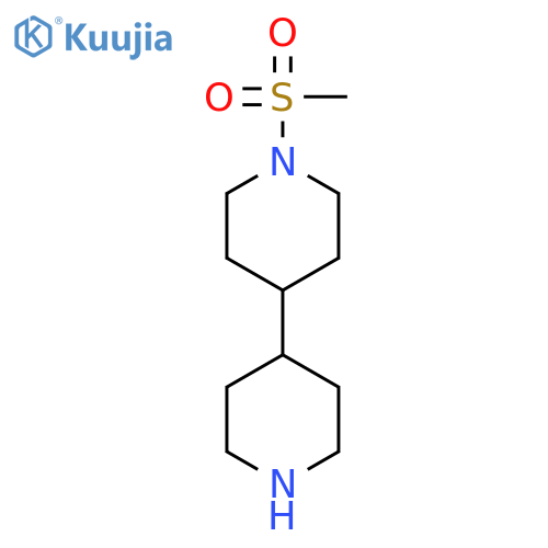 1-(Methylsulfonyl)-4,4'-bipiperidine structure