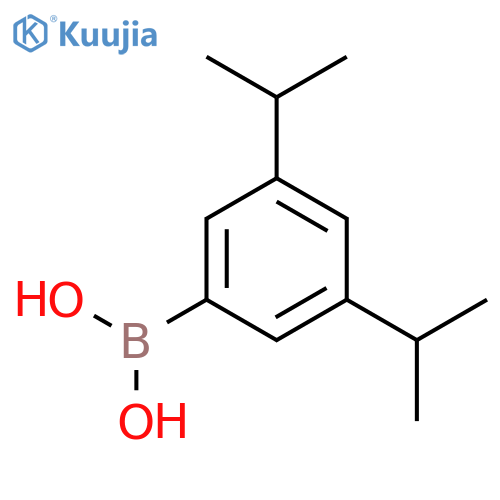 Boronic acid, [3,5-bis(1-methylethyl)phenyl]- structure