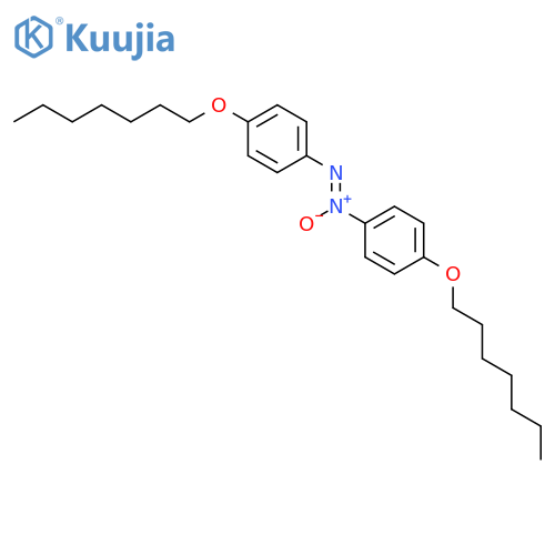 4,4'-Diheptyloxyazoxybenzene structure