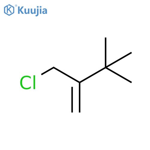 2-(chloromethyl)-3,3-dimethylbut-1-ene structure