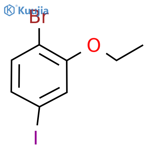 1-Bromo-2-ethoxy-4-iodobenzene structure