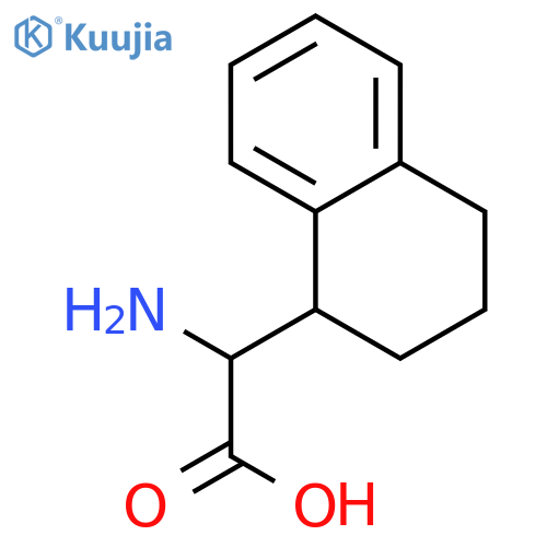2-Amino-2-(1,2,3,4-tetrahydronaphthalen-1-yl)acetic acid structure