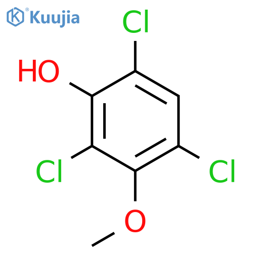 2,4,6-trichloro-3-methoxyphenol structure