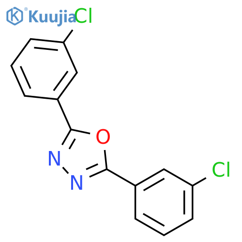 1,3,4-Oxadiazole,2,5-bis(3-chlorophenyl)- structure