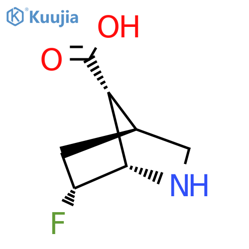 rac-(1R,4R,6S,7S)-6-fluoro-2-azabicyclo[2.2.1]heptane-7-carboxylic acid structure