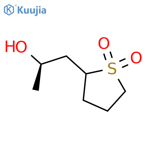 2-[(2R)-2-hydroxypropyl]-1lambda6-thiolane-1,1-dione structure