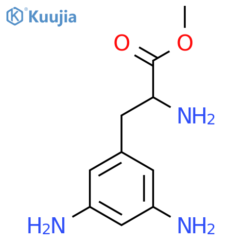 Methyl 2-amino-3-(3,5-diaminophenyl)propanoate structure