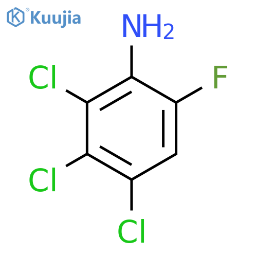 2,3,4-Trichloro-6-fluoroaniline structure