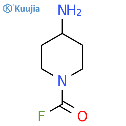 4-Aminopiperidine-1-carbonyl fluoride structure