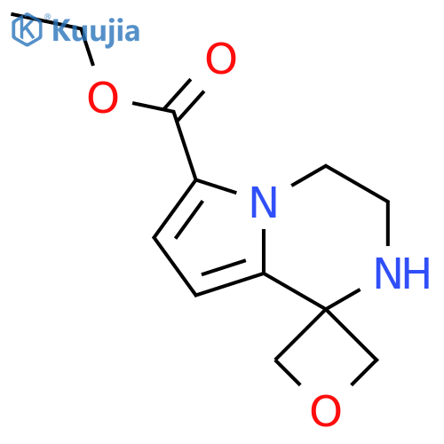 ethyl 3',4'-dihydro-2'H-spirooxetane-3,1'-pyrrolo1,2-apyrazine-6'-carboxylate structure