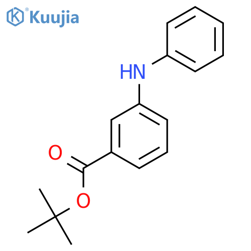 Tert-butyl 3-(phenylamino)benzoate structure