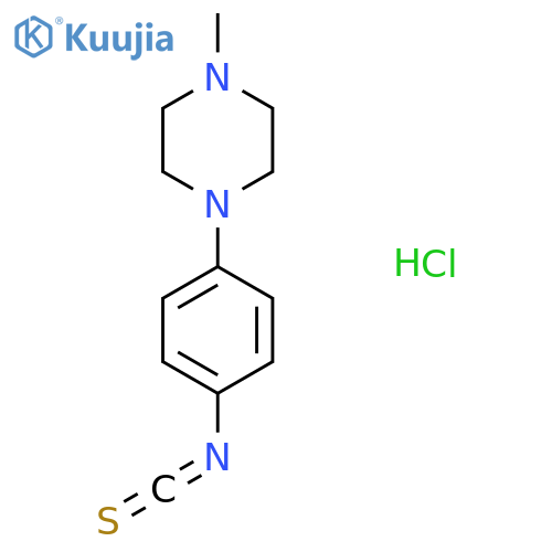 1-(4-Isothiocyanatophenyl)-4-methylpiperazine hydrochloride structure