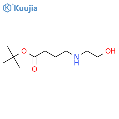 tert-butyl 4-(2-hydroxyethyl)aminobutanoate structure