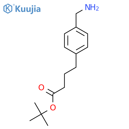 tert-butyl 4-4-(aminomethyl)phenylbutanoate structure