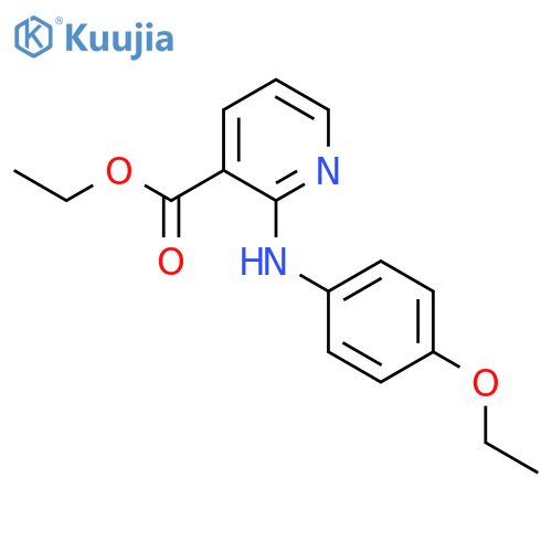 Ethyl 2-[(4-ethoxyphenyl)amino]pyridine-3-carboxylate structure