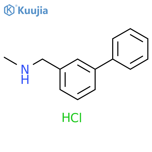 ({1,1'-biphenyl-3-yl}methyl)(methyl)amine hydrochloride structure