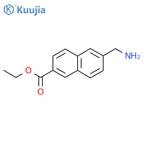 Ethyl 6-(aminomethyl)naphthalene-2-carboxylate structure