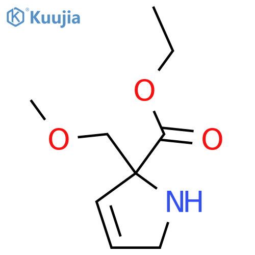 ethyl 2-(methoxymethyl)-2,5-dihydro-1H-pyrrole-2-carboxylate structure