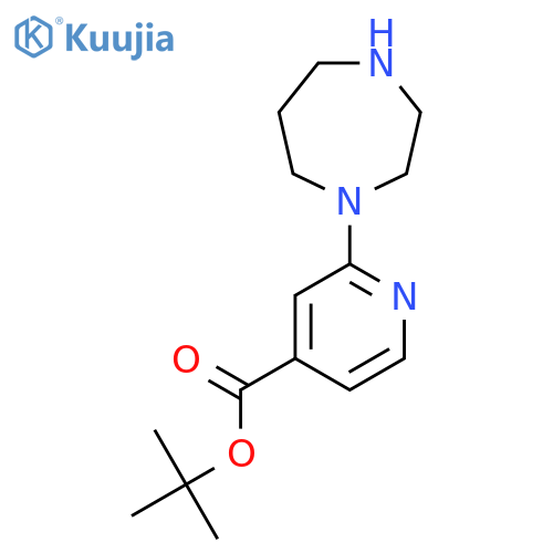 Tert-butyl 2-(1,4-diazepan-1-yl)pyridine-4-carboxylate structure