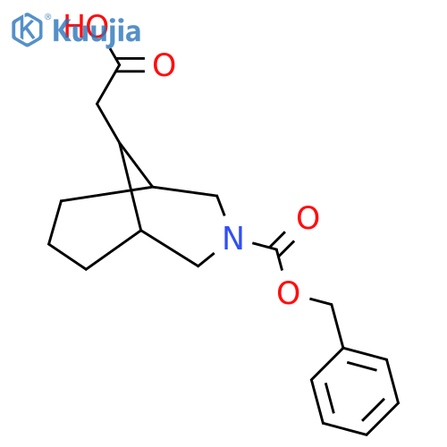 2-{3-(benzyloxy)carbonyl-3-azabicyclo3.3.1nonan-9-yl}acetic acid structure