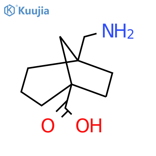 5-(aminomethyl)bicyclo3.2.1octane-1-carboxylic acid structure