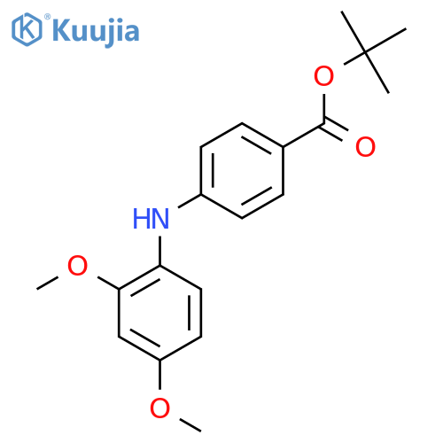 Tert-butyl 4-[(2,4-dimethoxyphenyl)amino]benzoate structure