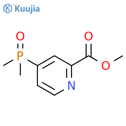 Methyl 4-(dimethylphosphoryl)picolinate structure