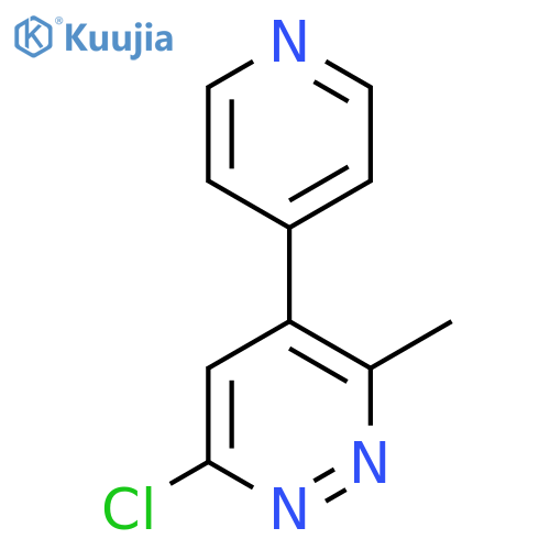 6-Chloro-3-methyl-4-(pyridin-4-yl)pyridazine structure