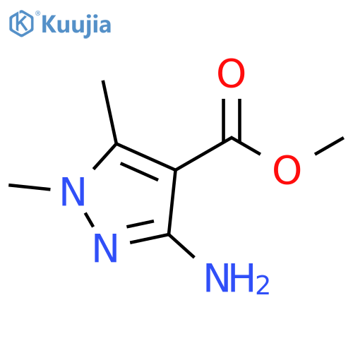 methyl 3-amino-1,5-dimethyl-1H-pyrazole-4-carboxylate structure