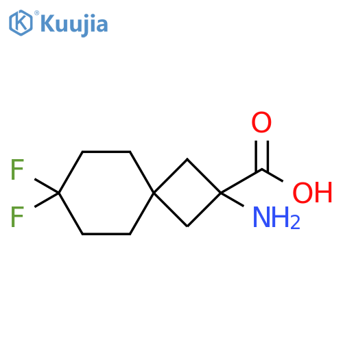 Spiro[3.5]nonane-2-carboxylic acid, 2-amino-7,7-difluoro- structure