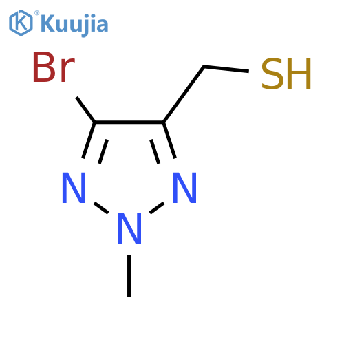 (5-bromo-2-methyl-2H-1,2,3-triazol-4-yl)methanethiol structure