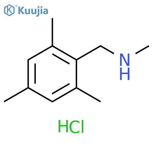 methyl(2,4,6-trimethylphenyl)methylamine hydrochloride structure