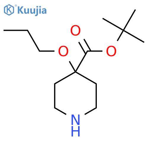 Tert-butyl 4-propoxypiperidine-4-carboxylate structure