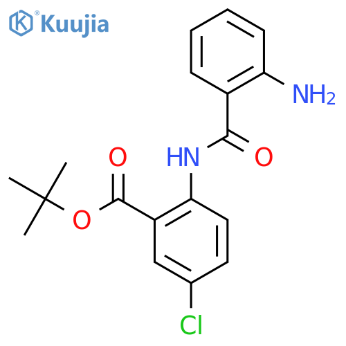 Tert-butyl 2-(2-aminobenzamido)-5-chlorobenzoate structure