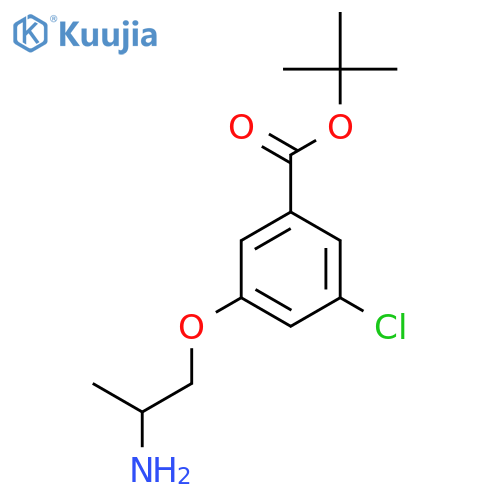 Tert-butyl 3-(2-aminopropoxy)-5-chlorobenzoate structure