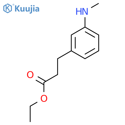 ethyl 3-3-(methylamino)phenylpropanoate structure