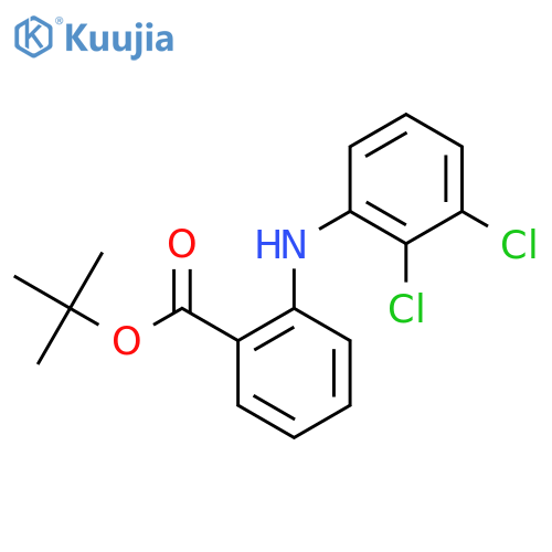 tert-butyl 2-(2,3-dichlorophenyl)aminobenzoate structure