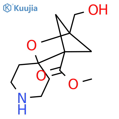 methyl 4-(hydroxymethyl)-3-oxaspirobicyclo2.1.1hexane-2,4'-piperidine-1-carboxylate structure