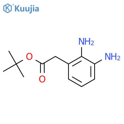 Tert-butyl 2-(2,3-diaminophenyl)acetate structure