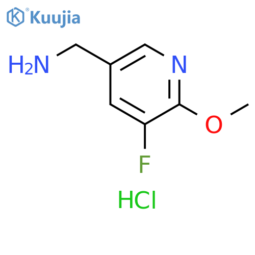 1-(5-fluoro-6-methoxypyridin-3-yl)methanamine hydrochloride structure