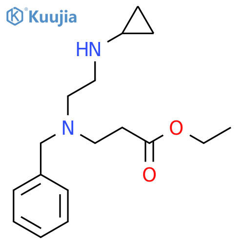 ethyl 3-{benzyl2-(cyclopropylamino)ethylamino}propanoate structure