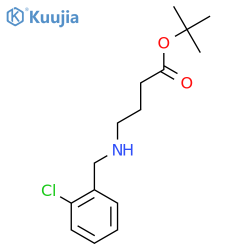 tert-butyl 4-{(2-chlorophenyl)methylamino}butanoate structure