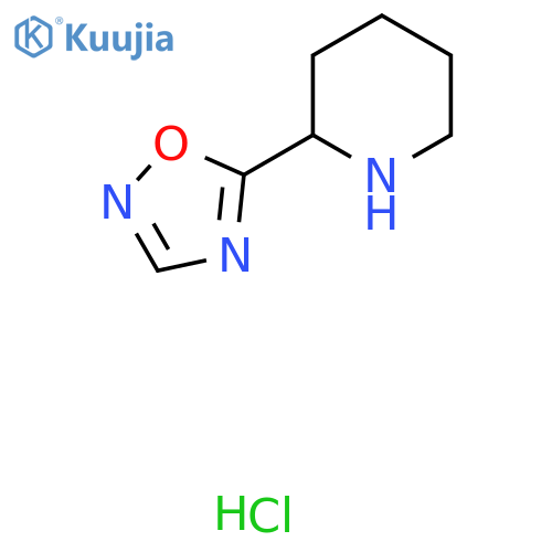 2-(1,2,4-Oxadiazol-5-YL)piperidine hcl structure