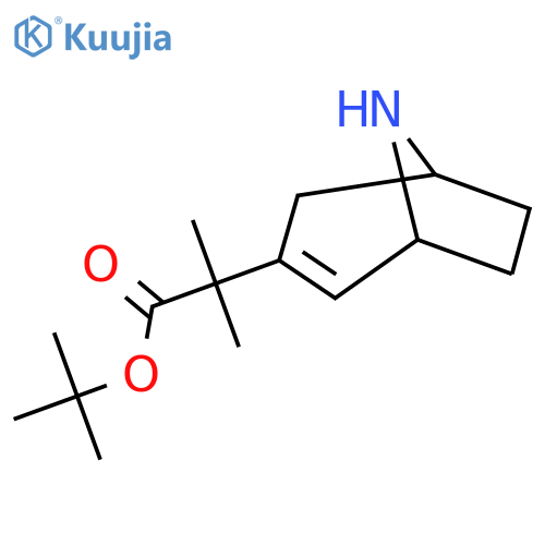 tert-butyl 2-{8-azabicyclo3.2.1oct-2-en-3-yl}-2-methylpropanoate structure