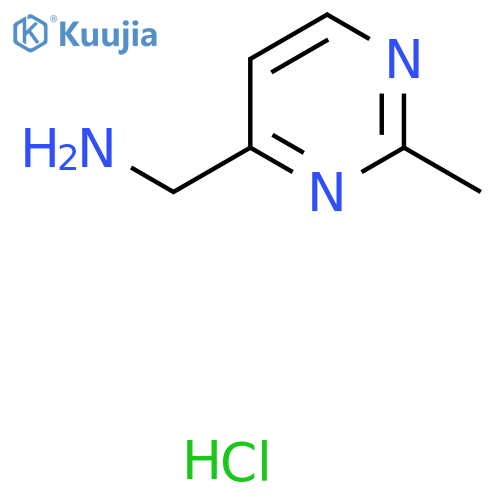 (2-Methylpyrimidin-4-yl)methanamine hydrochloride structure